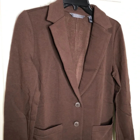 LISA RINNA Brushed French Terry Blazer - Picture 2 of 8